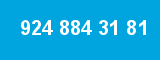 924 884 31 81 924 884 31 81